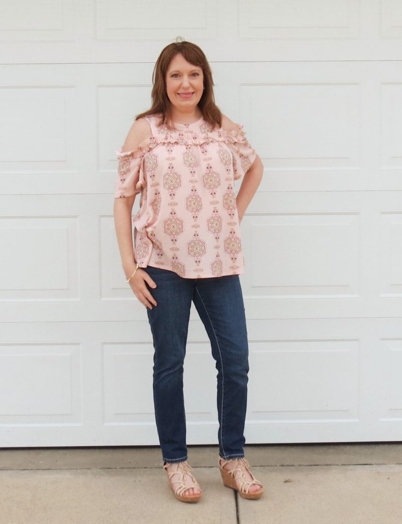 Flowy Cold Shoulder Top – Dressed in Faith