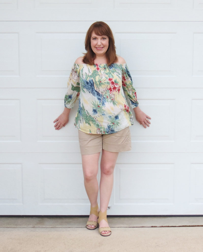 Tropical Off the Shoulder Top – Dressed in Faith