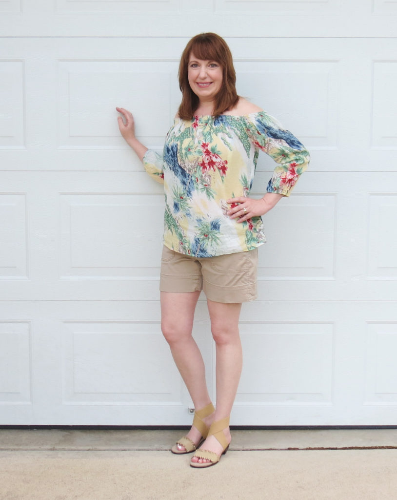 Tropical Off the Shoulder Top – Dressed in Faith