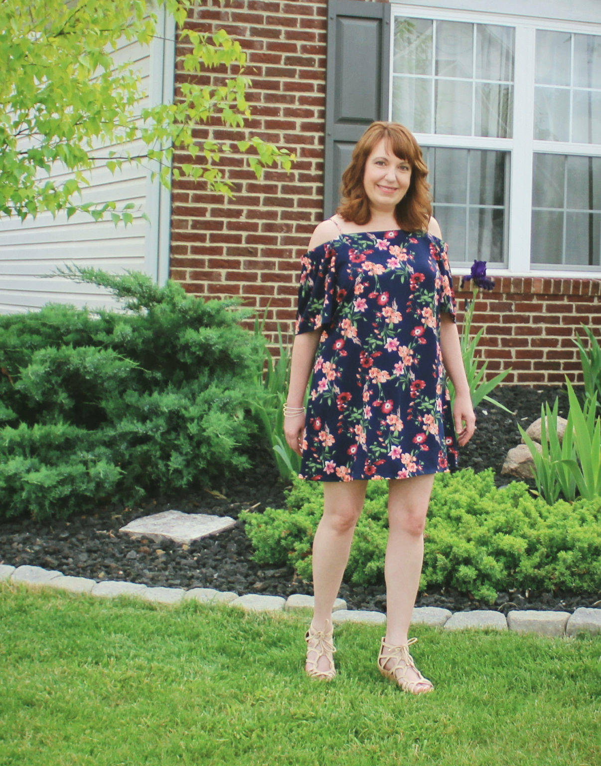 Off the Shoulder Floral Dress – Dressed in Faith