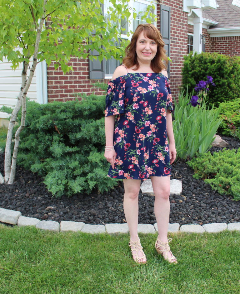 Off the Shoulder Floral Dress – Dressed in Faith