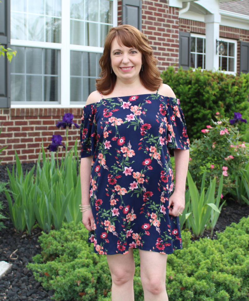 Off the Shoulder Floral Dress – Dressed in Faith