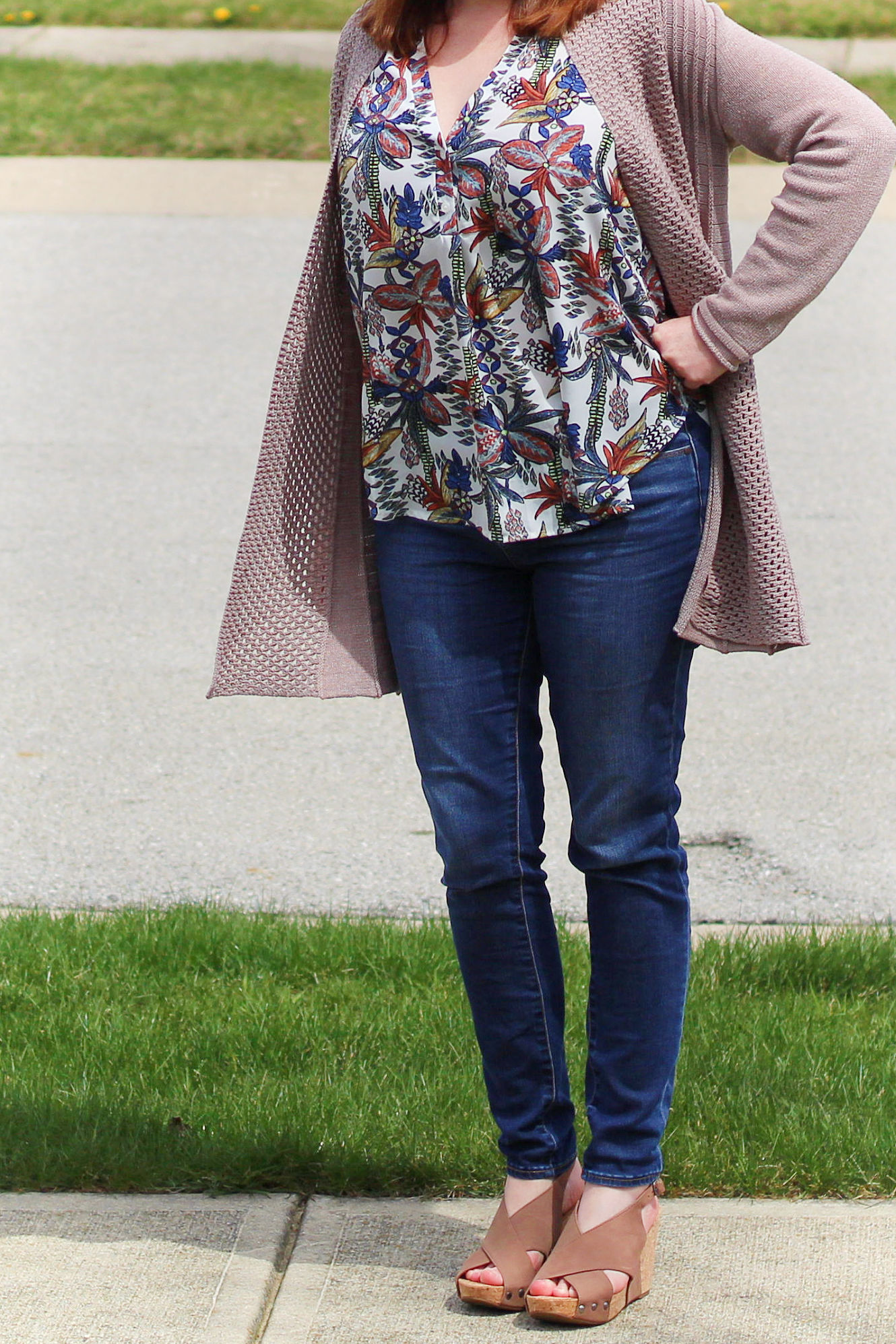 A Top For 3 Seasons #springtop #fashion #style #fashionforwomenover40