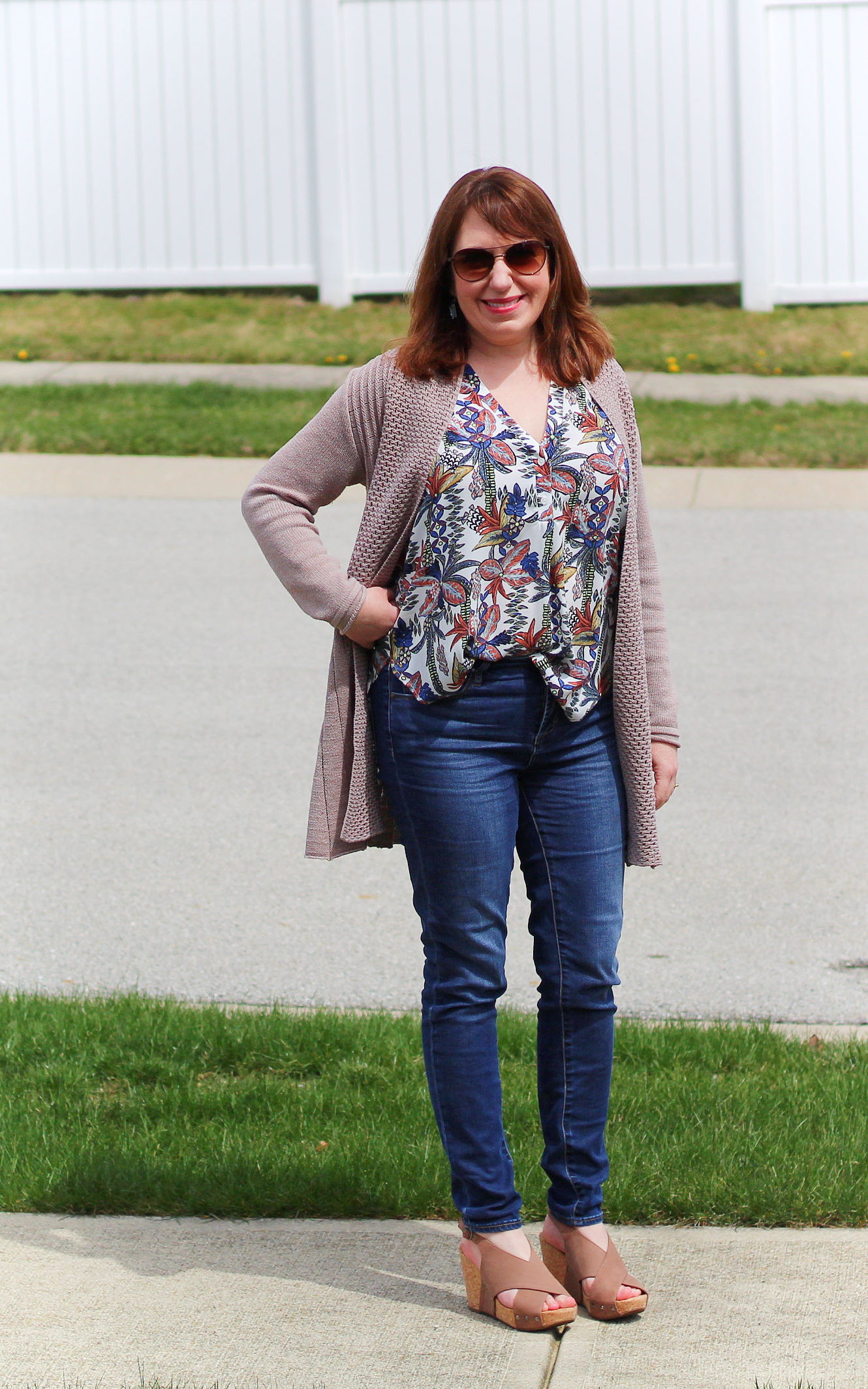 A Top For 3 Seasons #outfitsfor women #fashionblog #fashionover40