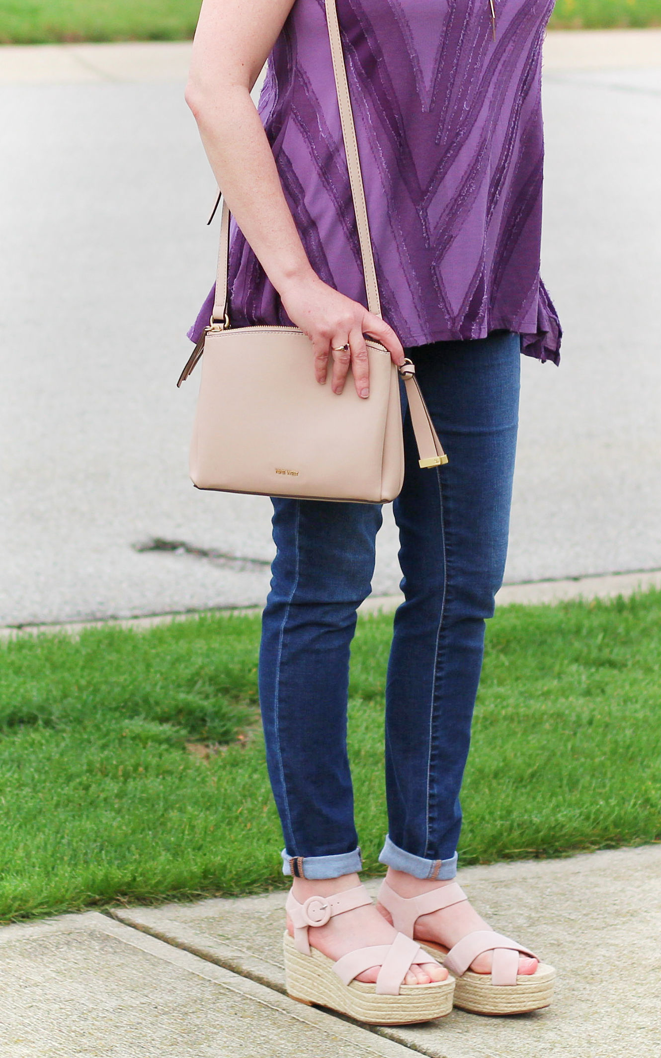 Purple And Pink Spring Outfit