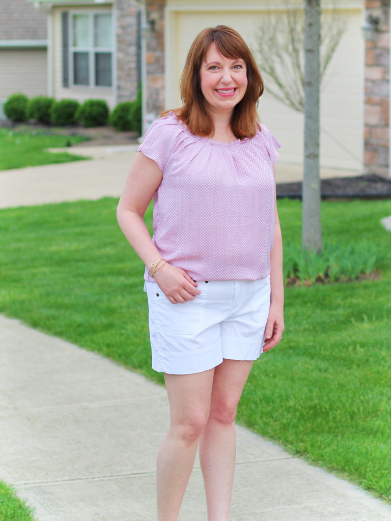 Soft Pink Gingham Top - Dressed in Faith