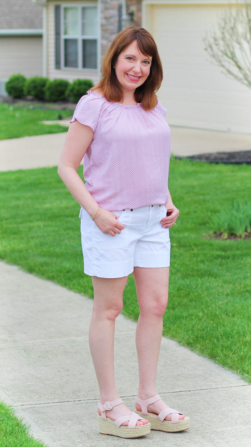 Soft Pink Gingham Top - Dressed in Faith