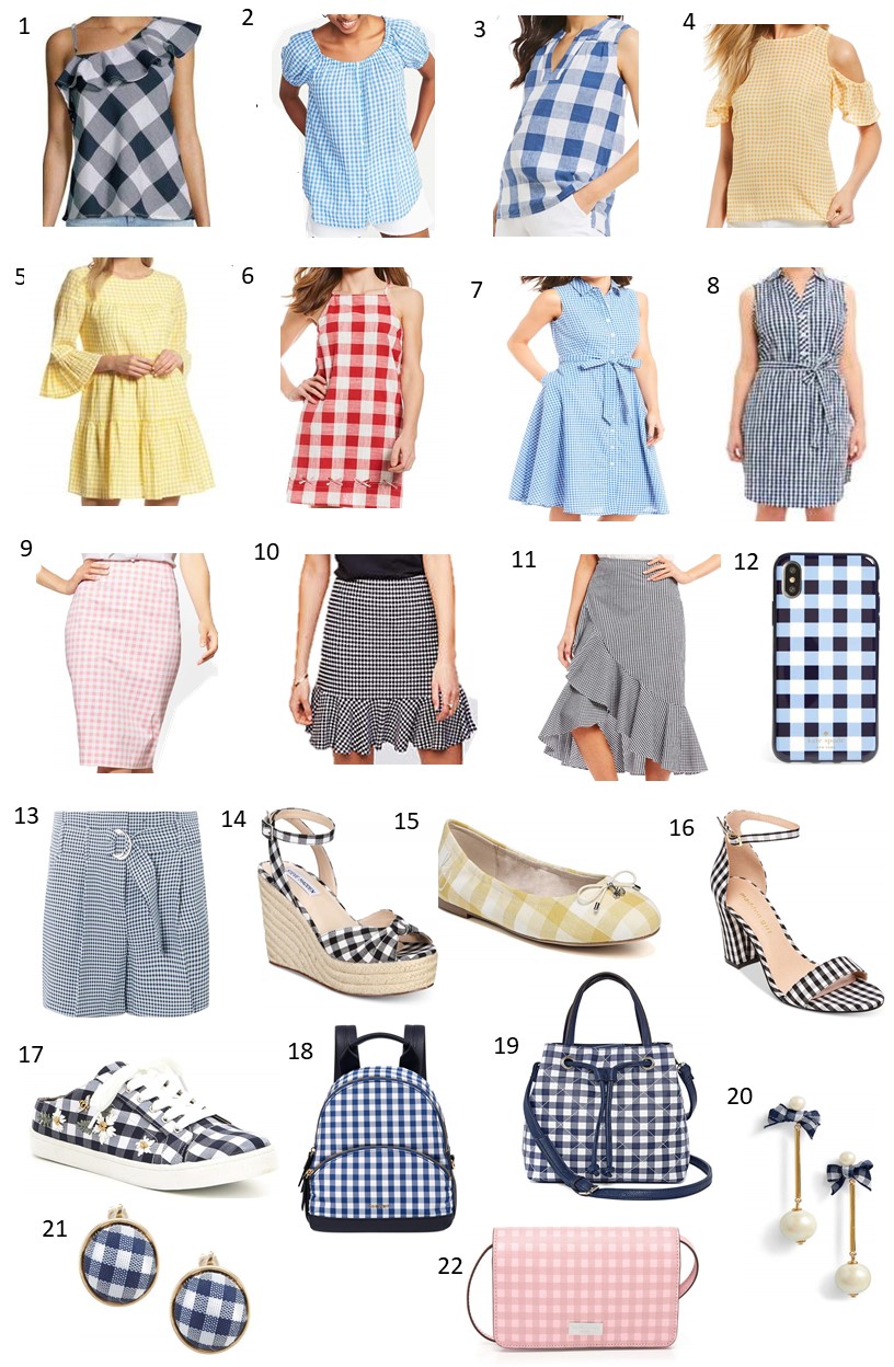 Gingham Clothing Trend #spingtrends #gingham #fashion #style