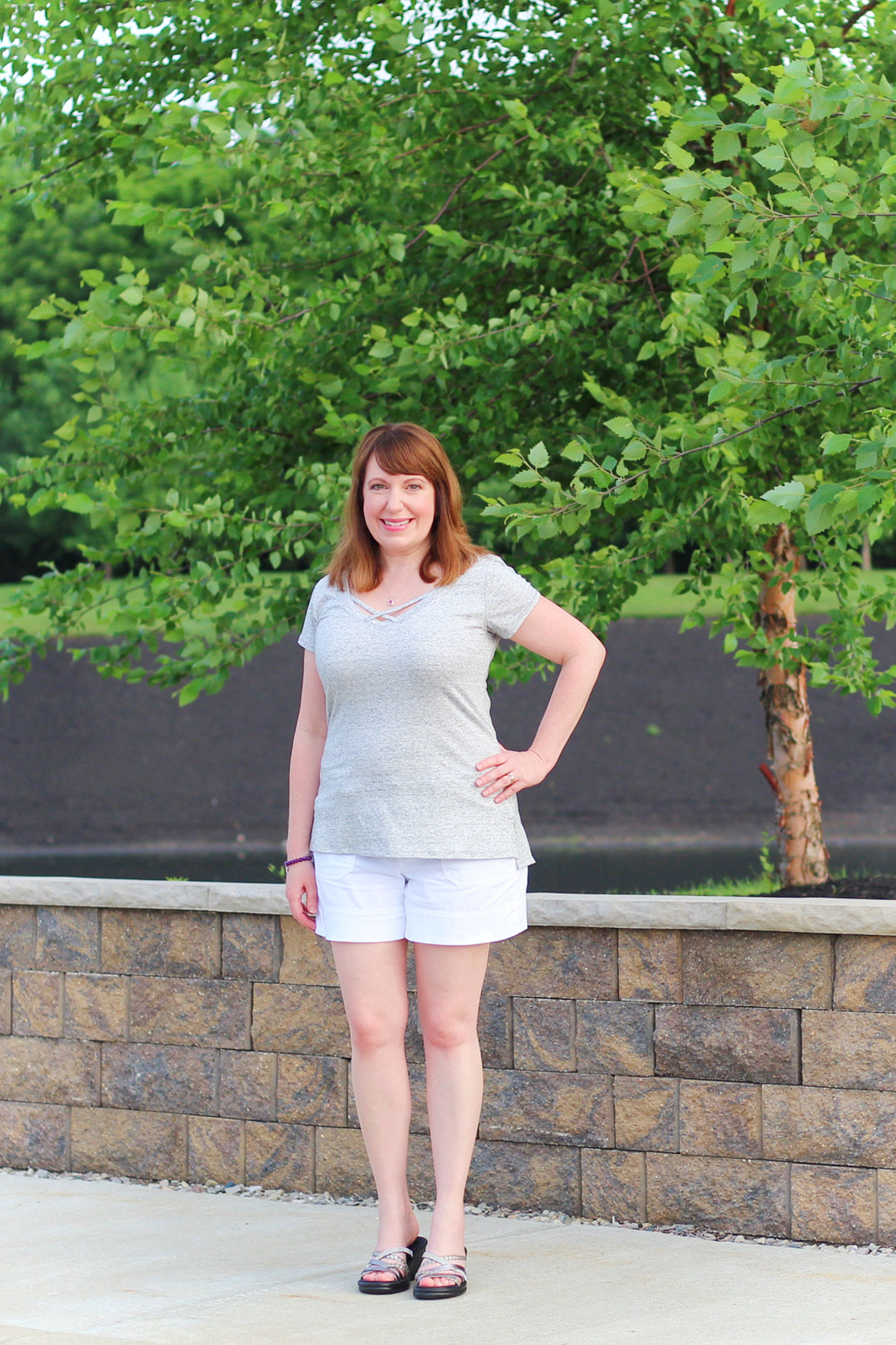 An Outfit For The Summer Heat #fashionover40 #summeroutfit