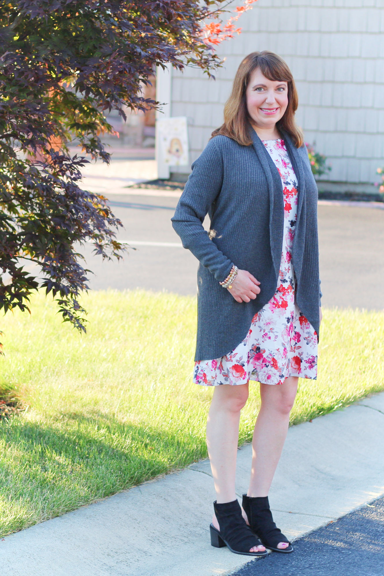 Floral Sundress #fashionover40