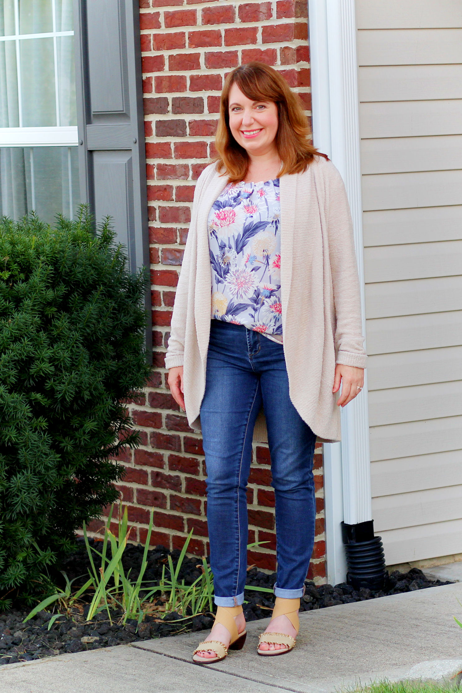 Floral Top Cardigan Fall Fashion Fashion Over 40