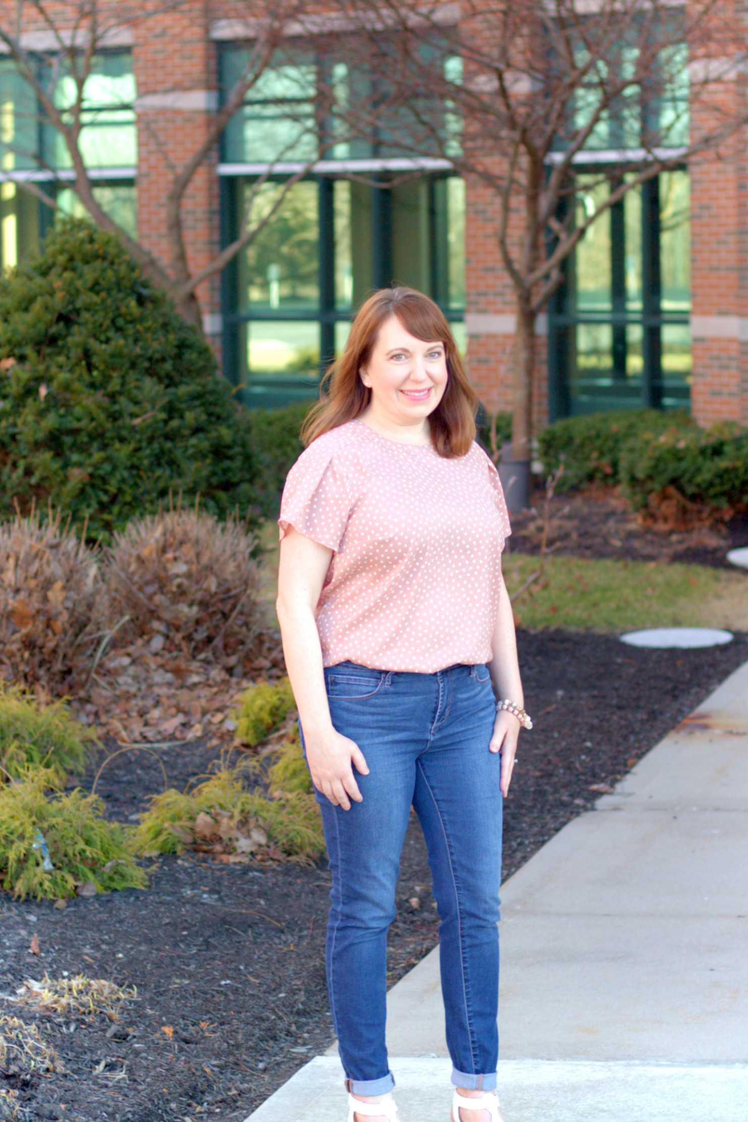 Spring Outfit Featuring Ann Taylor Top