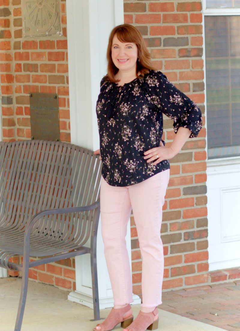 Red & White Stripe Top - Dressed in Faith