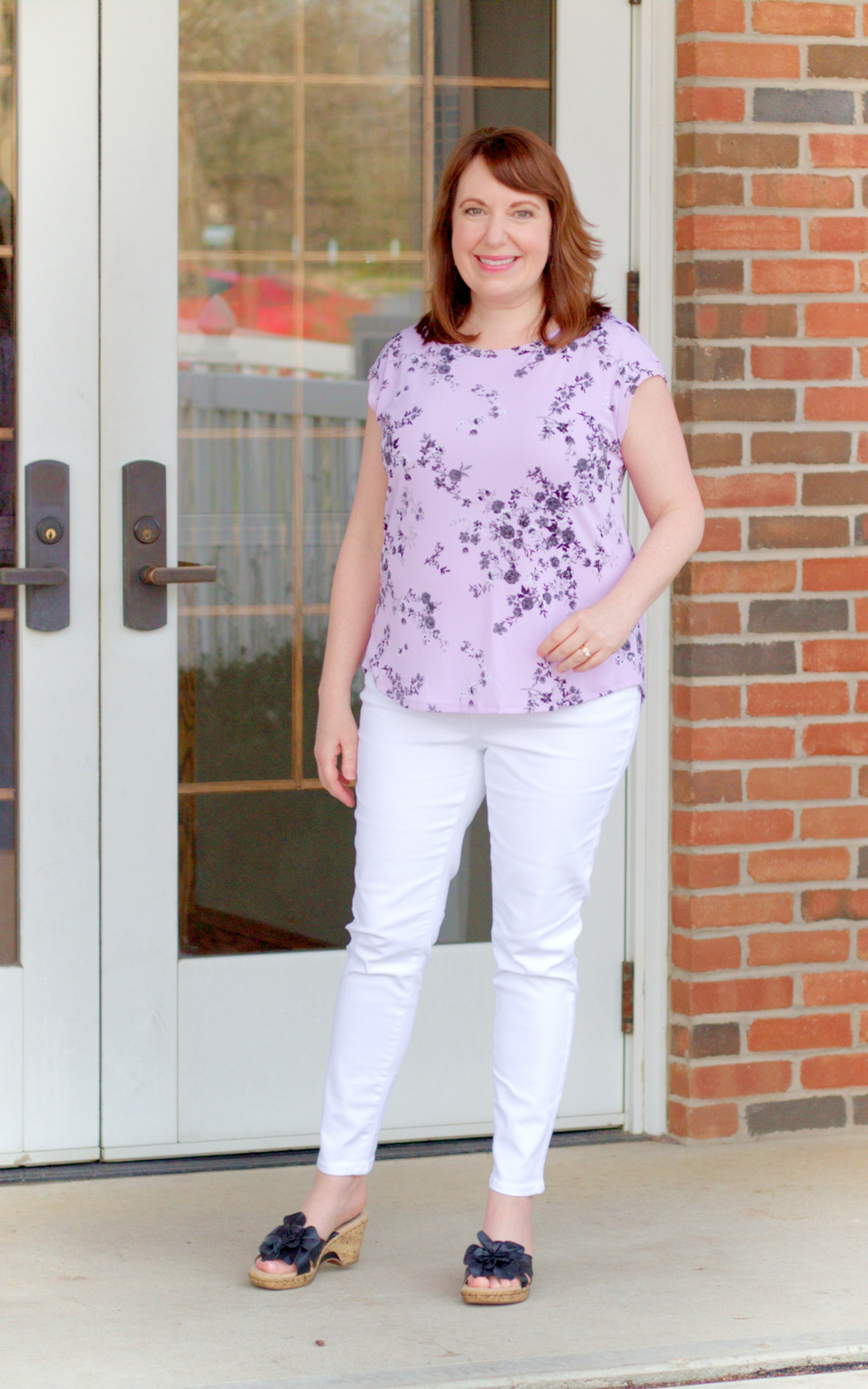 Printed Crepe Top – Dressed in Faith