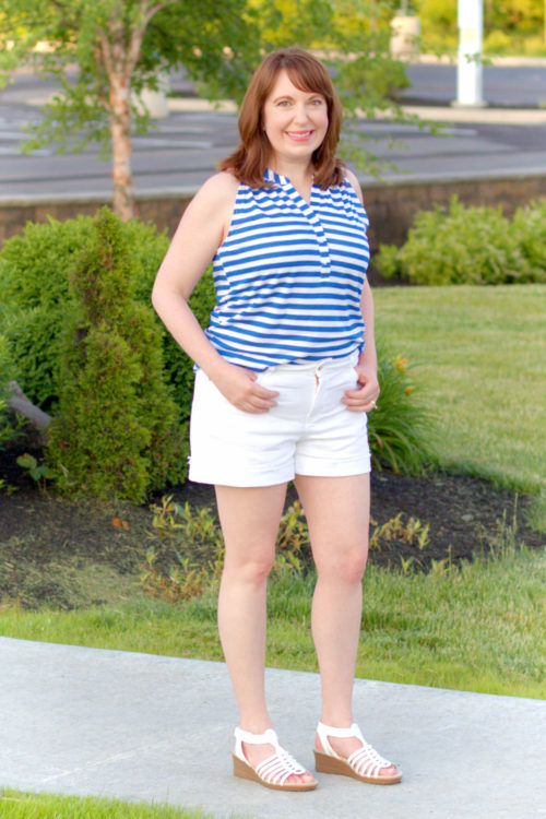 Stripe Henley Tank Top – Dressed in Faith