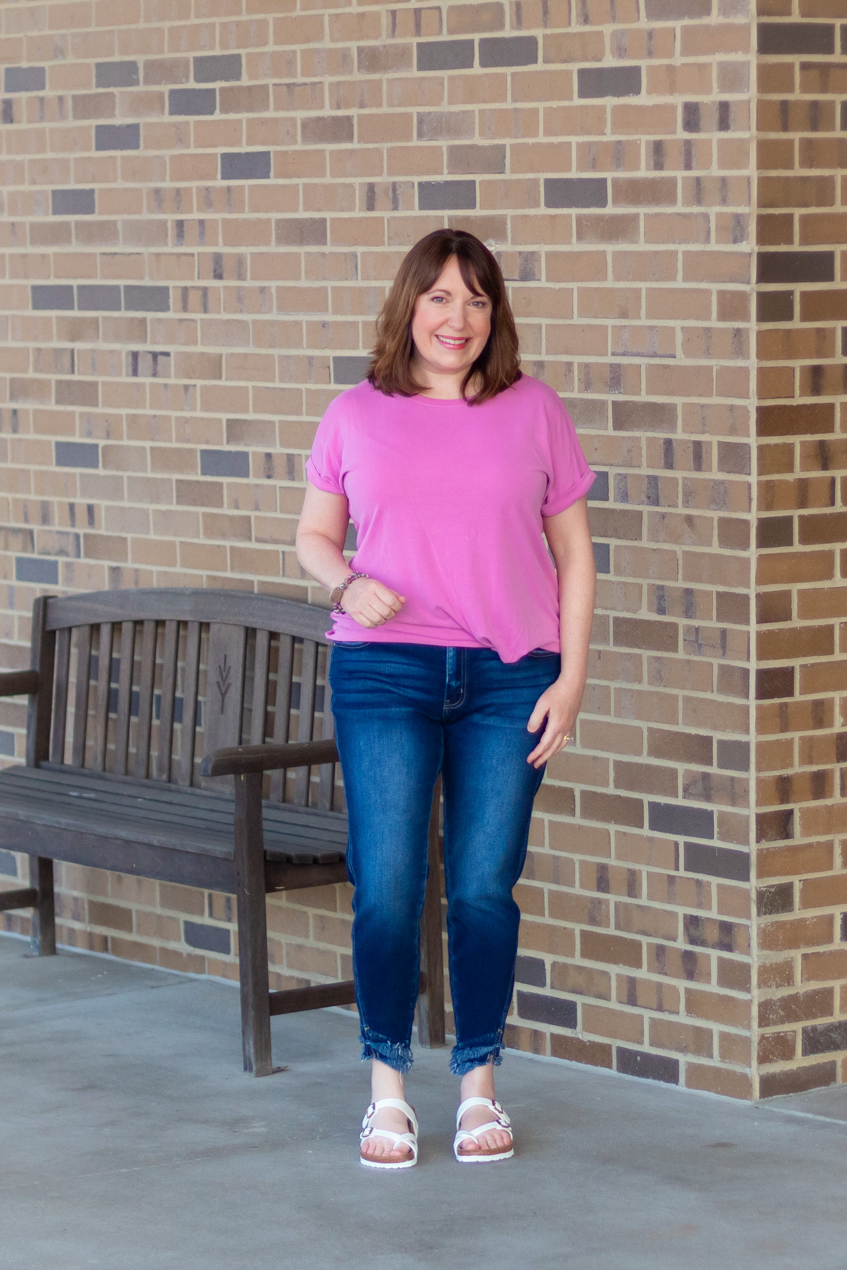 Pink Twist Top – Dressed in Faith