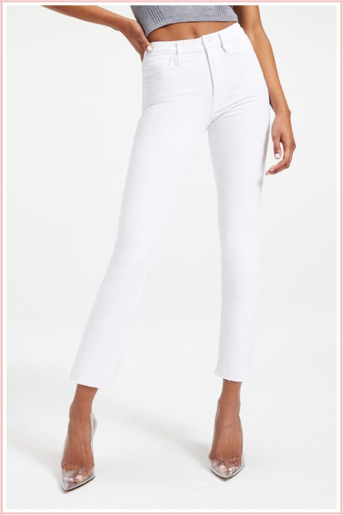White Jeans Try-On Session – Dressed in Faith
