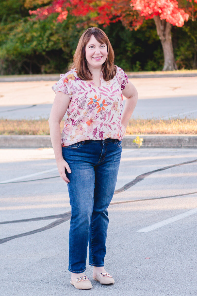 Fall Flutter Sleeve Blouse – Dressed in Faith