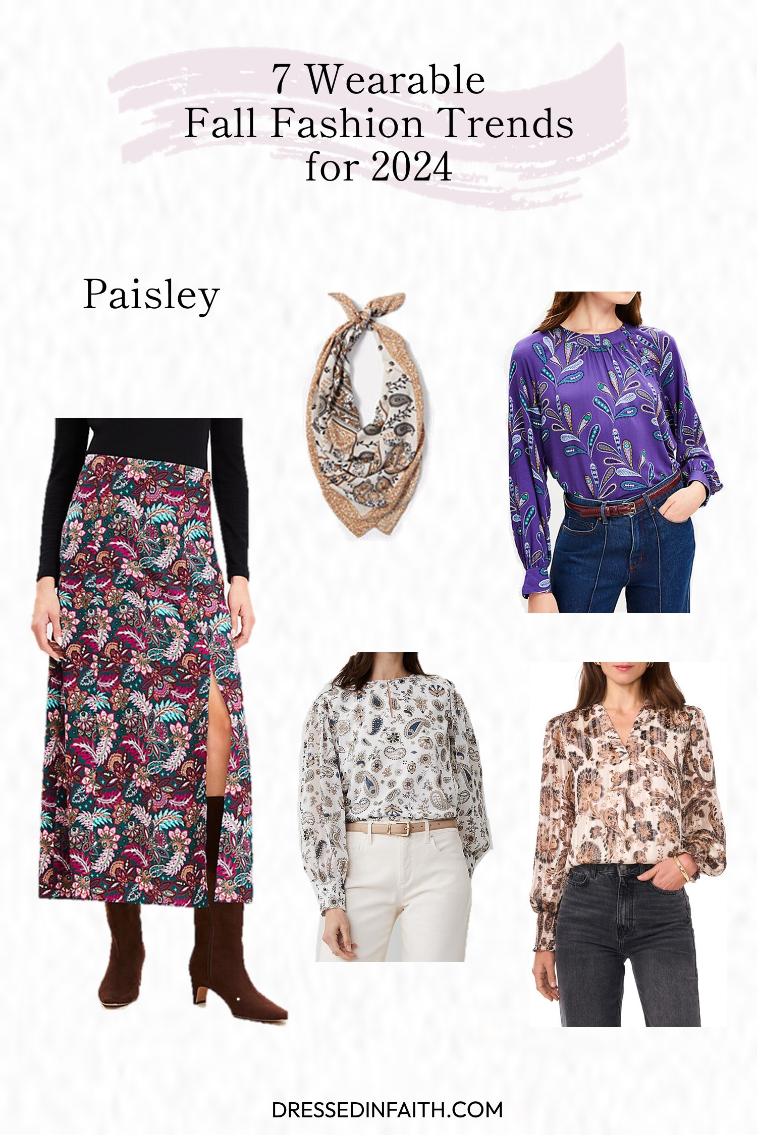 Paisley Pattern Fashion Trend